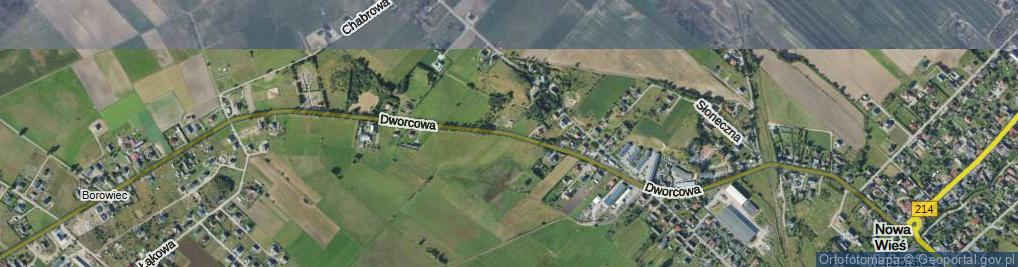 Zdjęcie satelitarne Dworcowa ul.